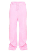 Ballet Pink Drawstring Waist Wide Leg Joggers - Sparta Clothing