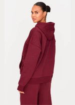 Burgundy Premium Basic Oversized Sweat Hoodie - Sparta Clothing