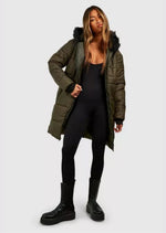 Faux Fur Trim Parka - Sparta Clothing
