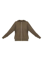 Olive Premium Zip Up Oversized Sweat Hoodie - Sparta Clothing