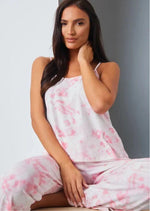 Pink Tie Dye Cami Pj Set - Sparta Clothing