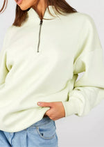 Tall Basic Half Zip Oversized Sweater - Sparta Clothing