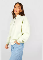 Tall Basic Half Zip Oversized Sweater - Sparta Clothing