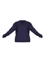 Navy Premium Collared Oversized Sweatshirt - Sparta Clothing