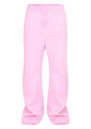 Ballet Pink Drawstring Waist Wide Leg Joggers - Sparta Clothing