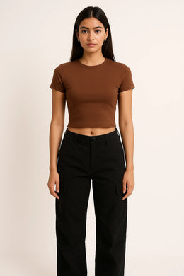 Basic Cotton Baby Fitted T-shirt