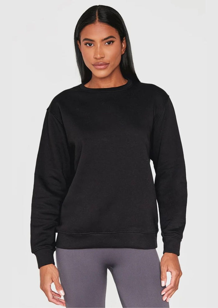 Black Oversized Sweatshirt - Sparta Clothing