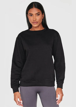 Black Oversized Sweatshirt - Sparta Clothing