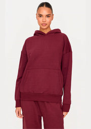 Burgundy Premium Thin Waistband Straight Leg Joggers - Sparta Clothing