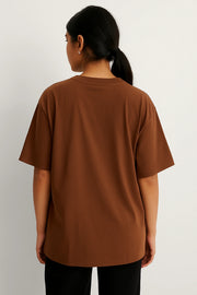 Brown Oversized T-Shirt