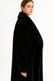 Cozy Longline Winter Fur Overcoat