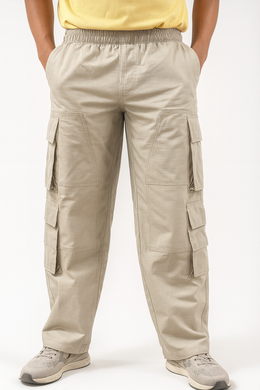 BAGGY FIT RIPSTOP UTILITY TROUSER