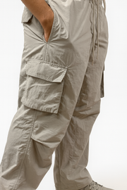 PARACHUTE CRINCKLE NYLON CARGO TROUSER