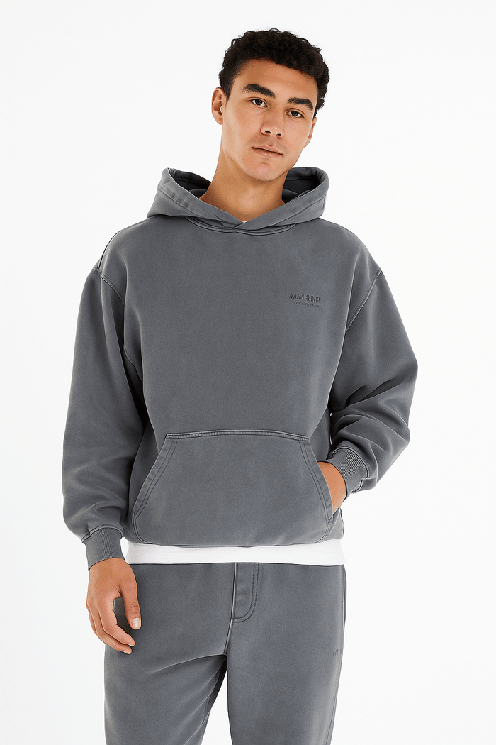 Creatives Pigment Dye Hoodie Steel