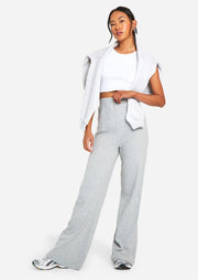 Cotton Rib Wide Leg Trouser - Sparta Clothing