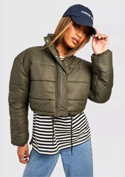 Crop Puffer Jacket - Sparta Clothing