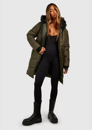 Faux Fur Trim Parka - Sparta Clothing