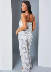 Grey Tie Dye Cami Pj Set - Sparta Clothing