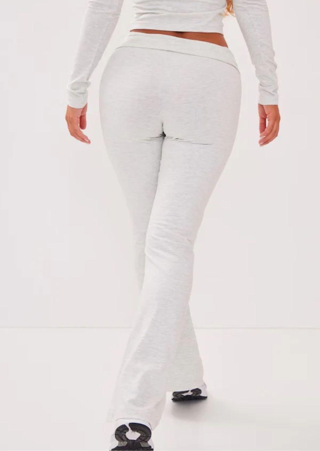 Heather Grey Sport Melange Flared Yoga Pants - Sparta Clothing