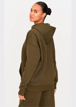 Olive Premium Basic Oversized Sweat Hoodie - Sparta Clothing