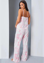 Pink Tie Dye Cami Pj Set - Sparta Clothing