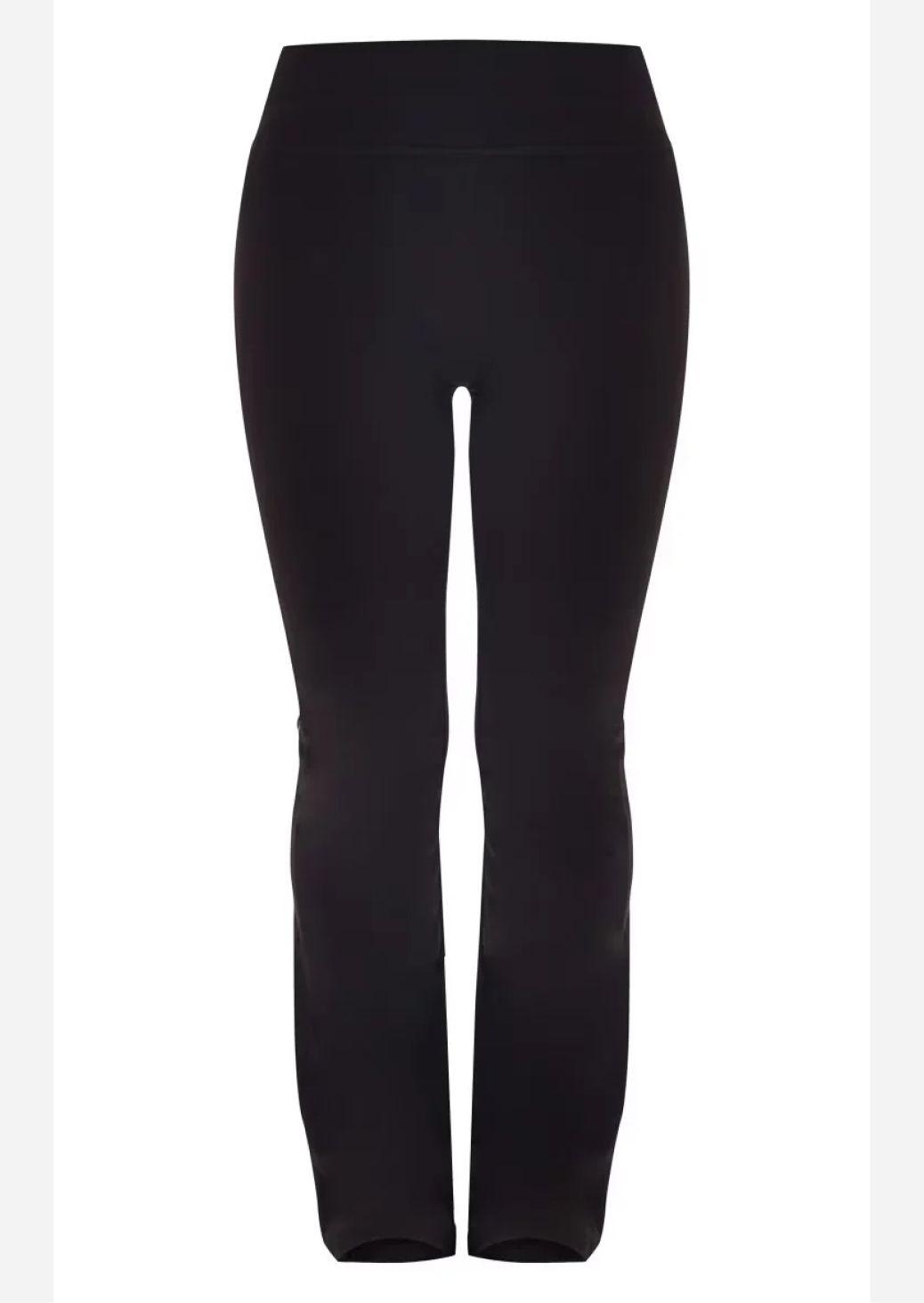 SPORTY Black Melange Flared Yoga Pants - Sparta Clothing
