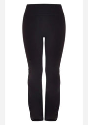 SPORTY Black Melange Flared Yoga Pants - Sparta Clothing