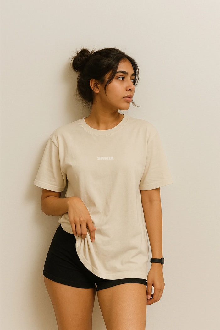 Oversized T-Shirt Cream