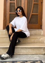 White Basic Cotton Oversized T-shirt - Sparta Clothing