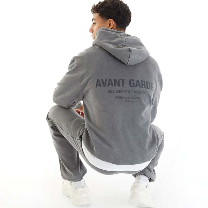 Creatives Pigment Dye Hoodie — Steel