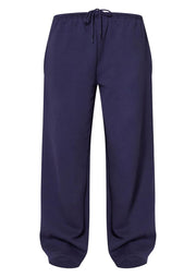 Navy Premium Thin Waistband Straight Leg Sweat Joggers - Sparta Clothing