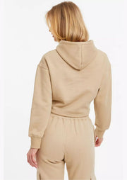Stone Cropped Corset Hoodie - Sparta Clothing